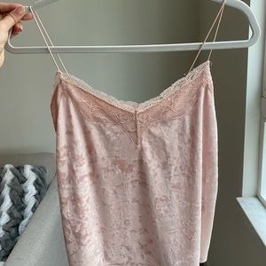 Pink camisole